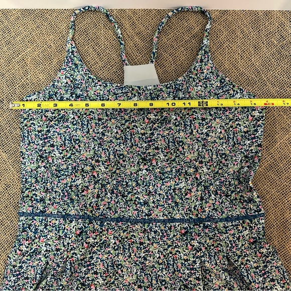SAGE COLLECTIVE LG ATHLETIC PICKLEBALL TENNIS DRESS FLORAL ATTACHED SHORTS & BRA - Picture 4 of 11